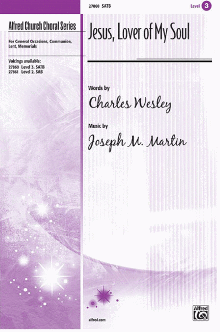 Jesus, Lover of My Soul Jesus, Lover of My Soul 4-Part scores gallery preview page 1