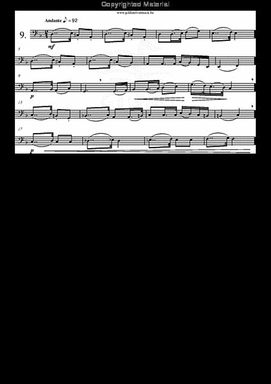 18 Etudes Melodiques Tuba scores gallery preview page 10