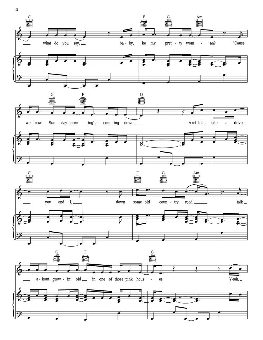 Song For Another Time Piano, Vocal, Guitar scores gallery preview page 4