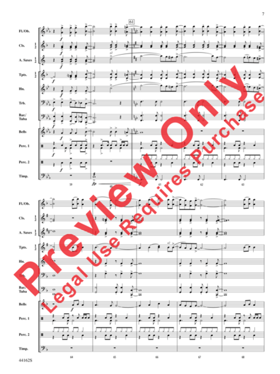 O Happy Day O Happy Day Concert Band scores gallery preview page 8