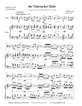 Tchaikovsky: The Complete Nutcracker Suite for Cello & Piano