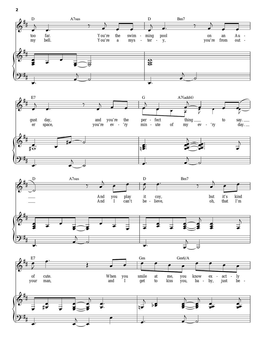 Everything Piano, Vocal scores gallery preview page 2