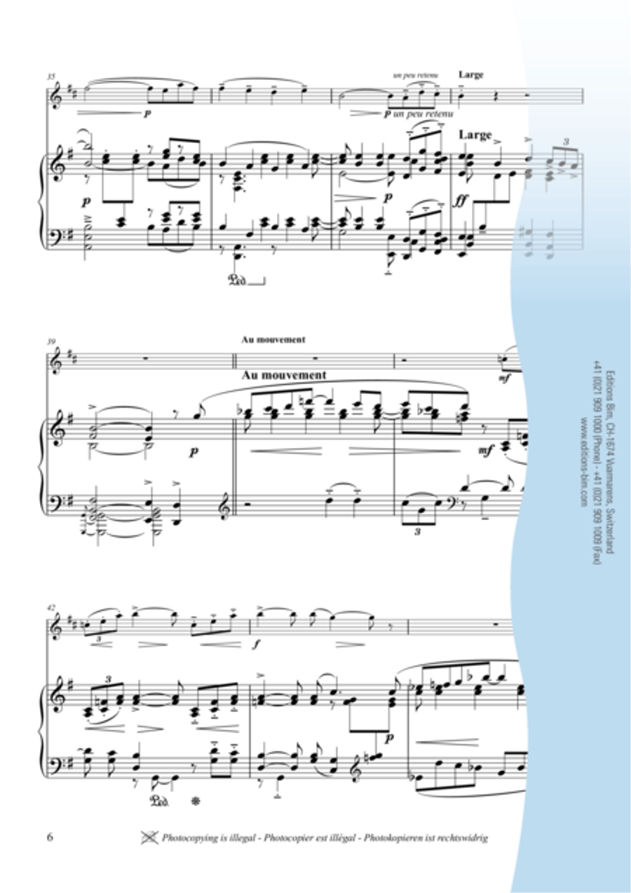 Pavane Horn scores gallery preview page 5