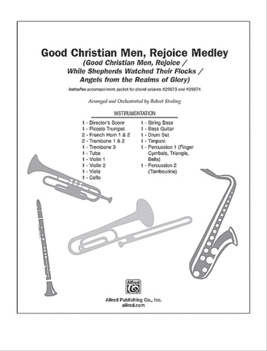 Good Christian Men, Rejoice Medley Good Christian Men, Rejoice Medley Choir scores gallery preview page 1