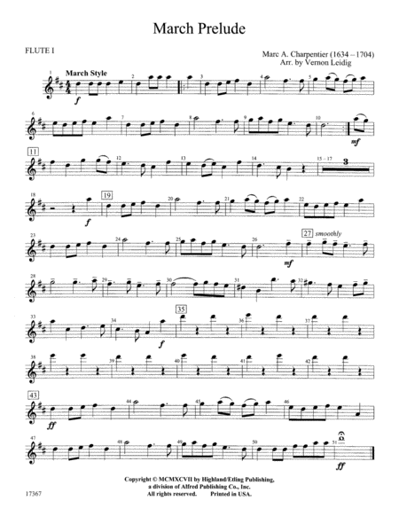 March Prelude: Flute