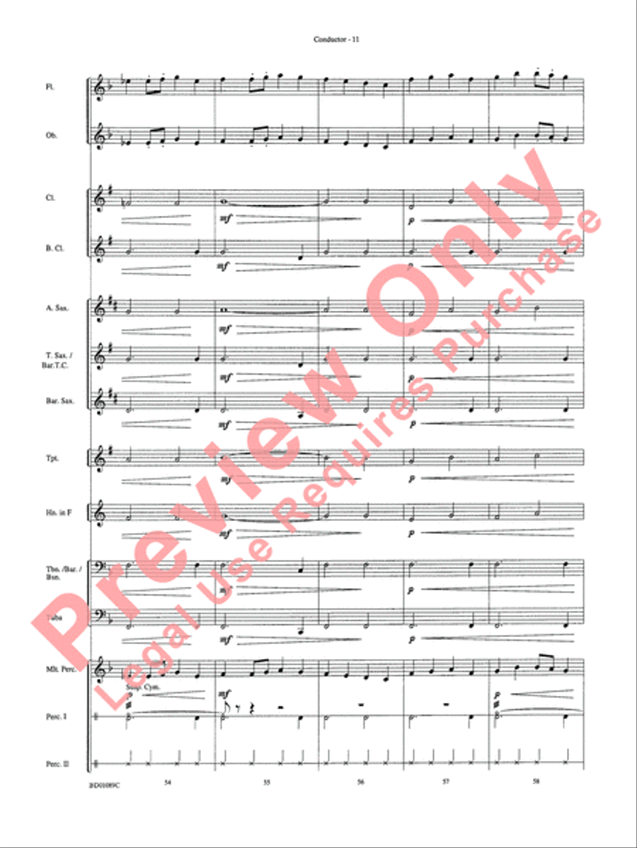 Ceremonium Concert Band scores gallery preview page 14