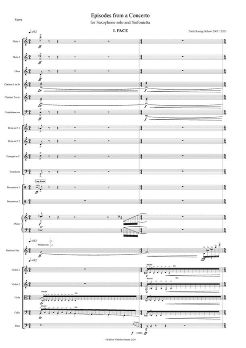 Episodes From A Concerto (Score)