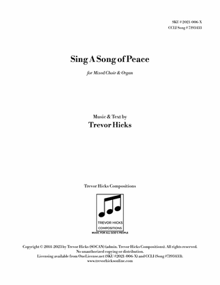 Sing A Song of Peace