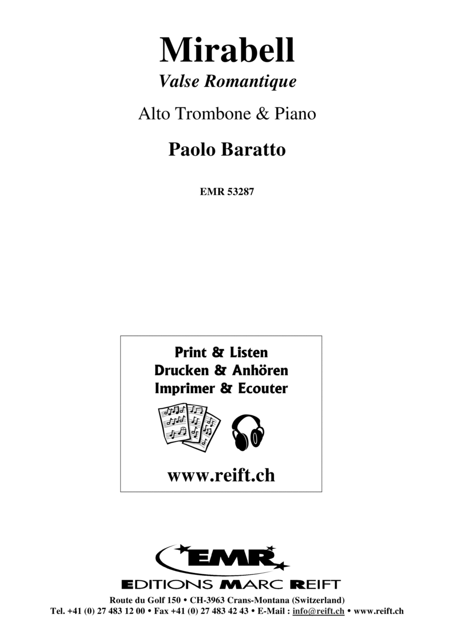 Mirabell Mirabell Piano Accompaniment scores gallery preview page 1