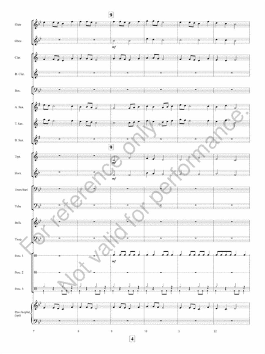 March A Doodle Dandy Concert Band scores gallery preview page 5