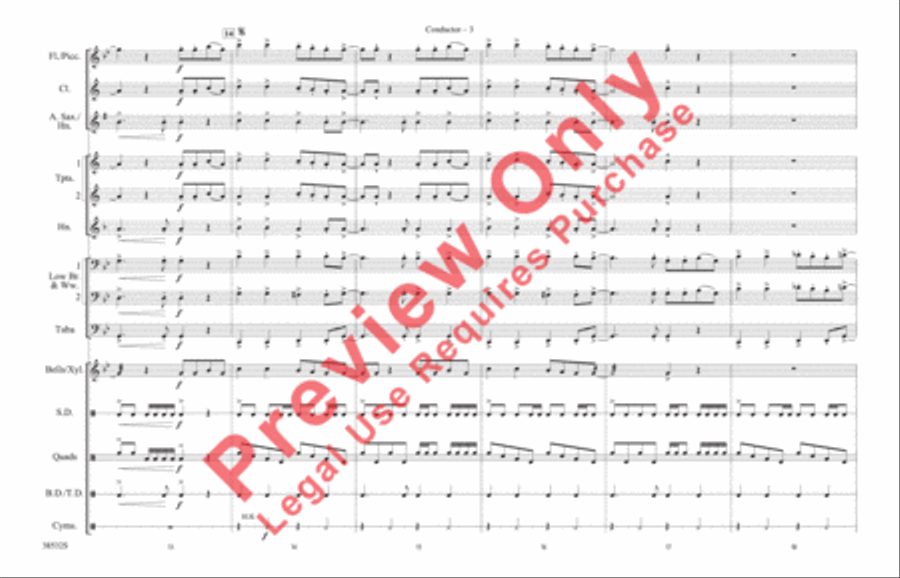Hot Stuff Marching Band scores gallery preview page 4