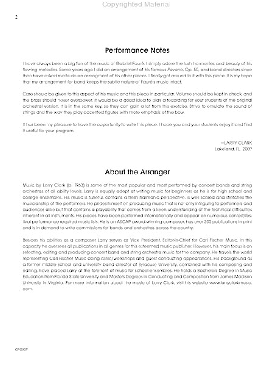 Sicilienne Sicilienne Concert Band scores gallery preview page 3