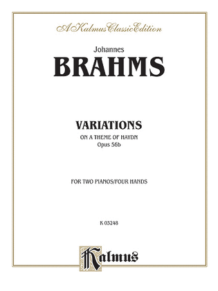 Book cover for Variations on a Theme of Haydn, Op. 56B (Original)