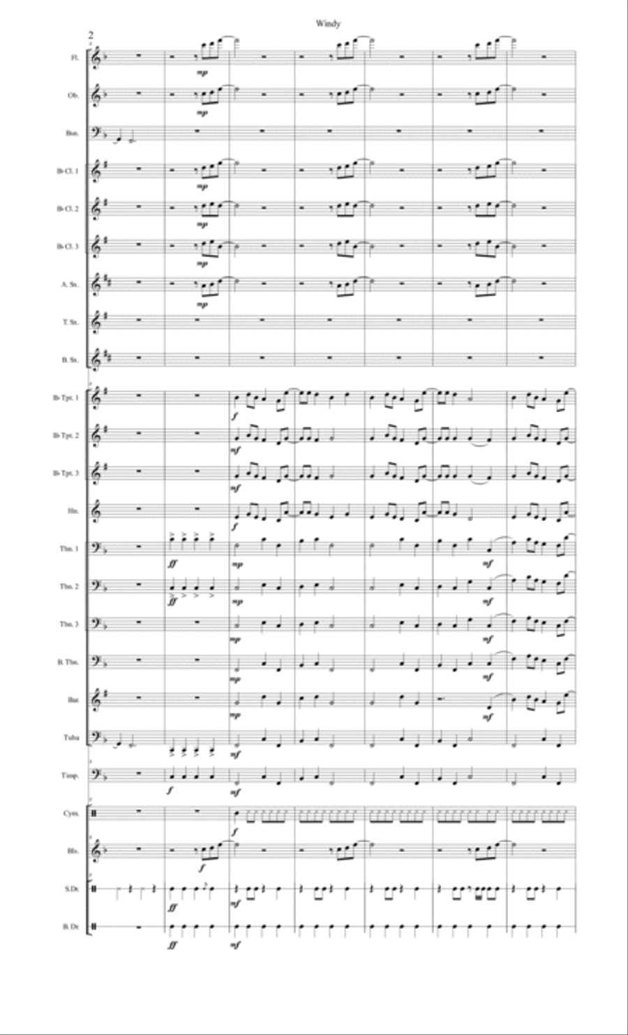 Windy Concert Band scores gallery preview page 4