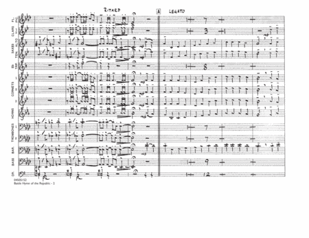 Battle Hymn Of The Republic - Conductor Score (Full Score)