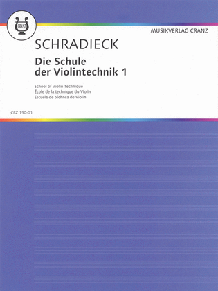 Book cover for School of Violin Technique – Volume 1