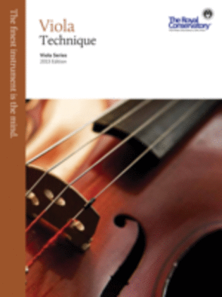 Book cover for Viola Technique