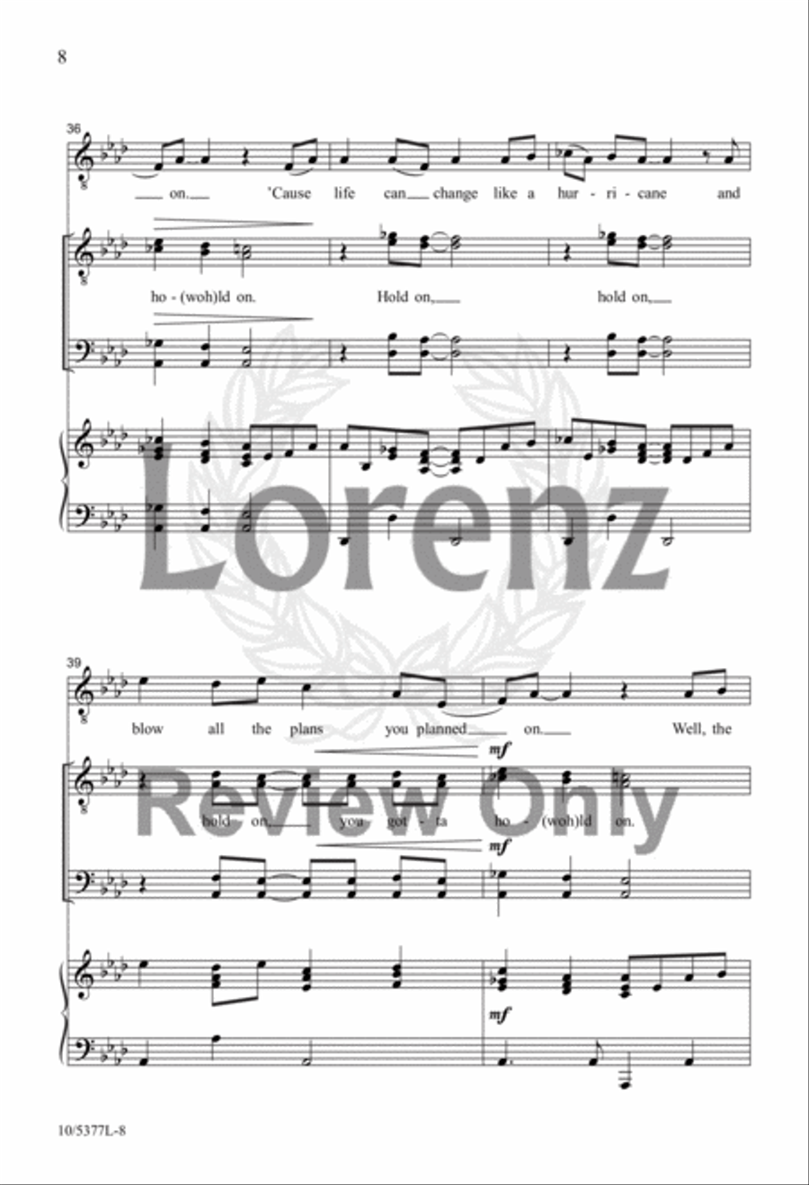 Hold On to the Rock Hold On to the Rock TTBB scores gallery preview page 7