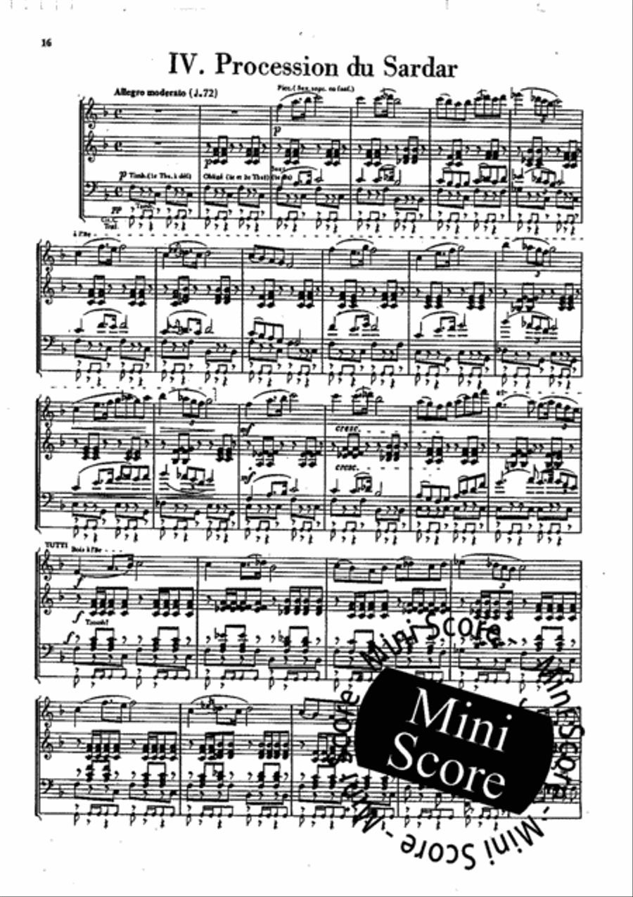 Scenes Caucasiennes Fanfare Band scores gallery preview page 19
