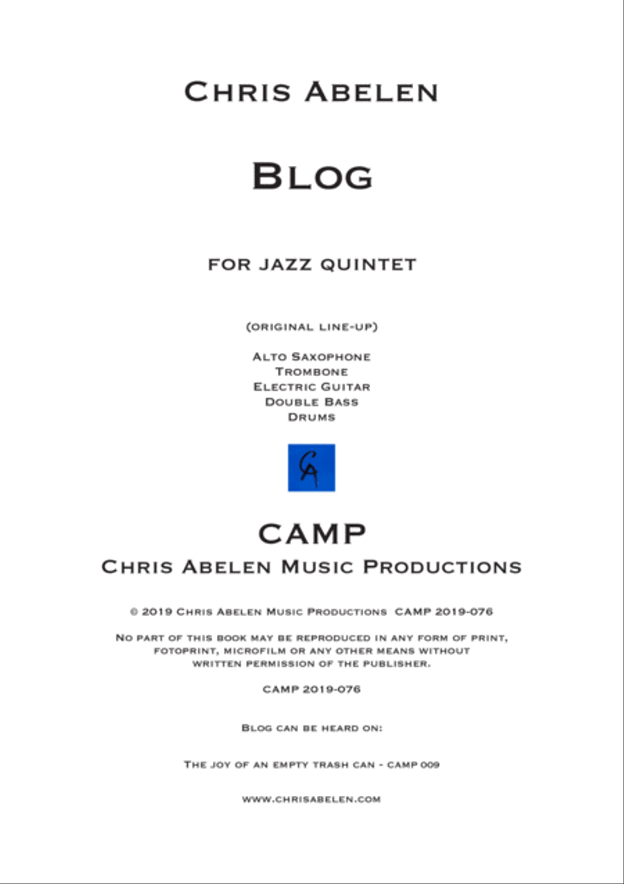 Blog Jazz Ensemble scores gallery preview page 1