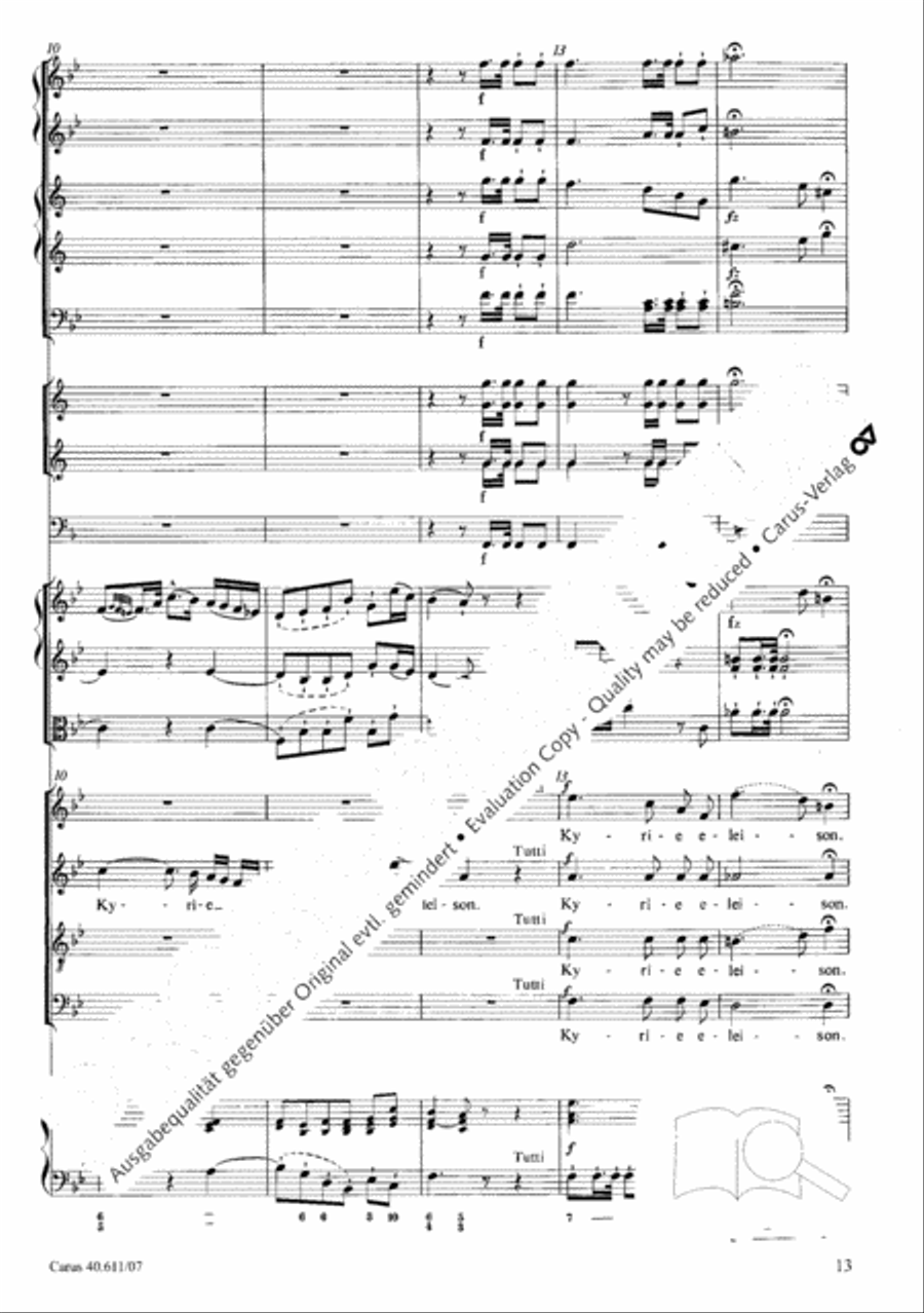 Missa solemnis in B Missa solemnis in B 4-Part scores gallery preview page 14