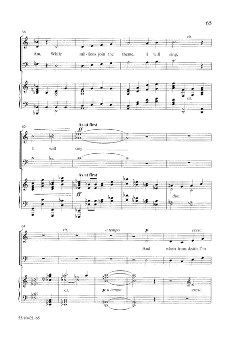 No Greater Love 3-Part scores gallery preview page 67