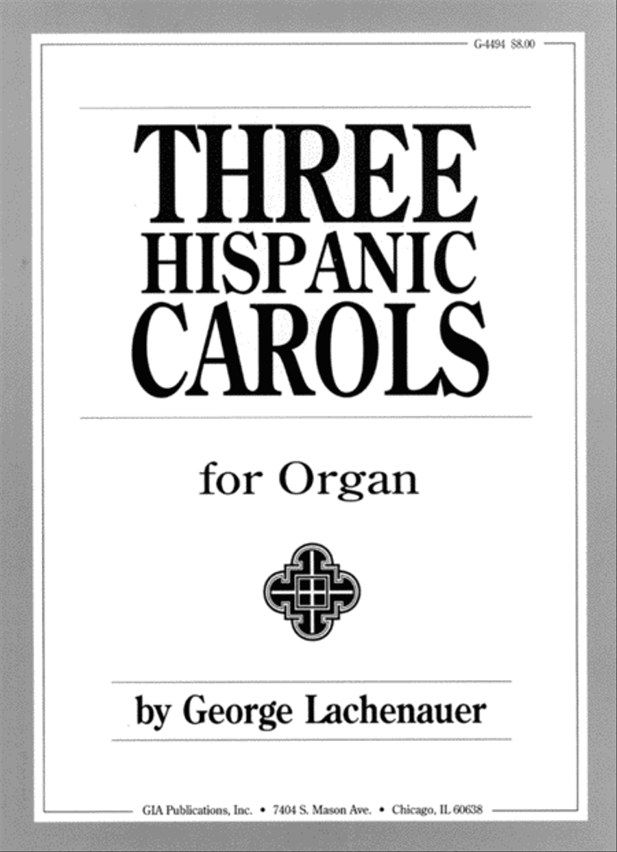 Three Hispanic Carols for Organ Organ Solo scores gallery preview page 1