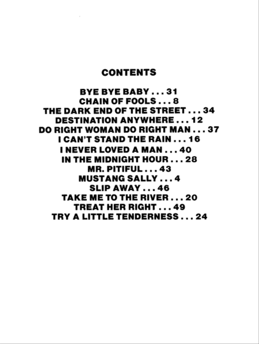 The Commitments Piano, Vocal, Guitar scores gallery preview page 2