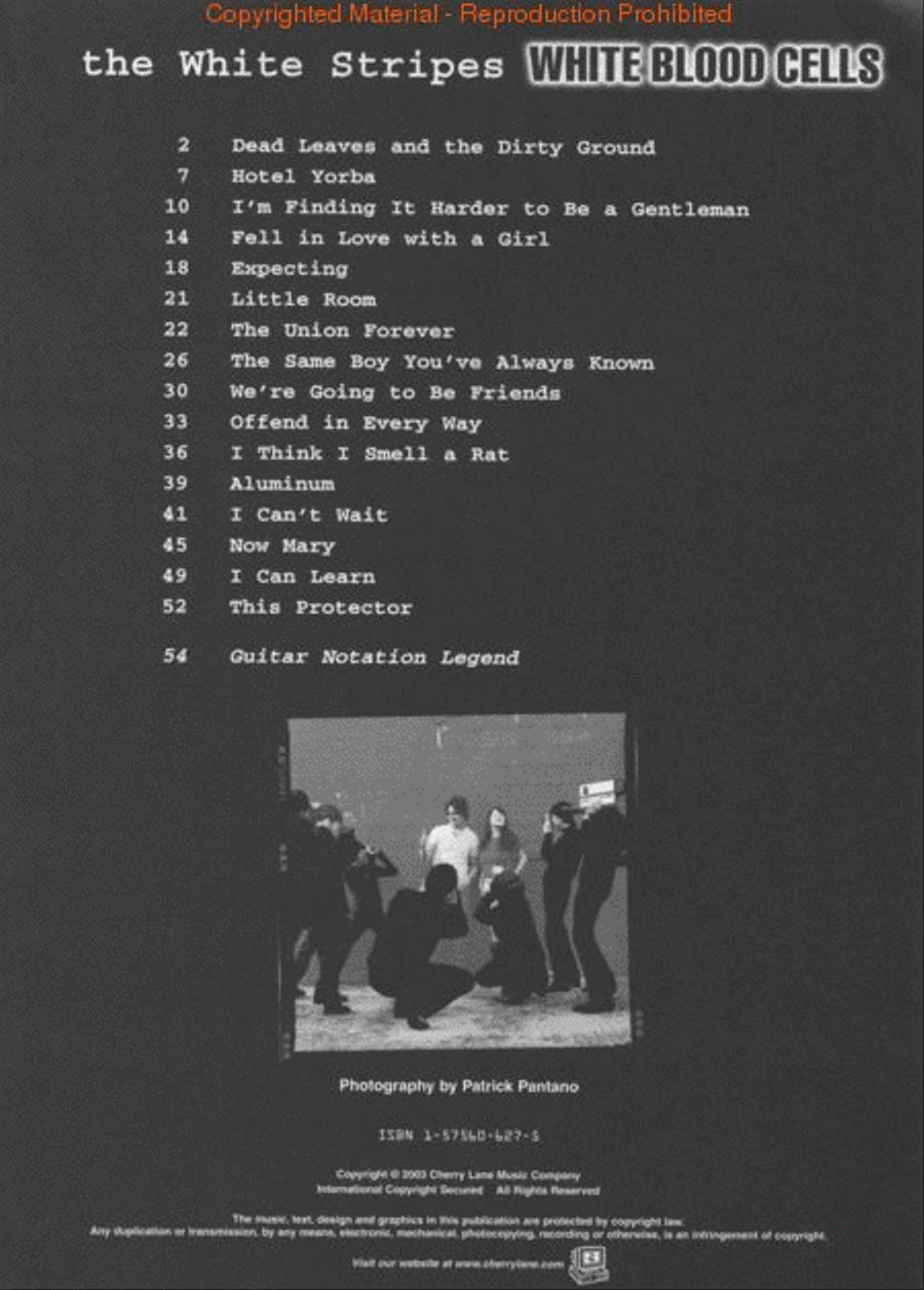 The White Stripes – White Blood Cells Electric Guitar scores gallery preview page 2