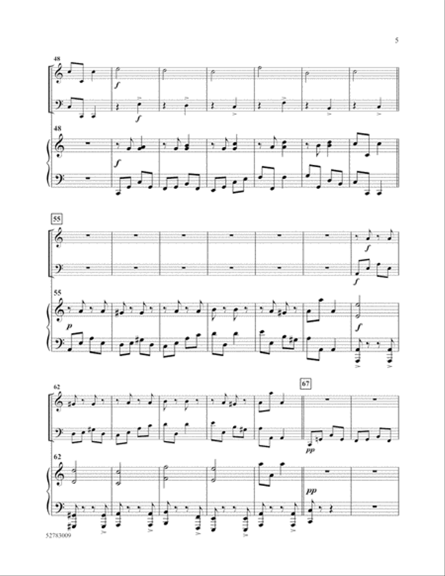 Pizzicato Scherzo Pizzicato Scherzo Piano Trio scores gallery preview page 5
