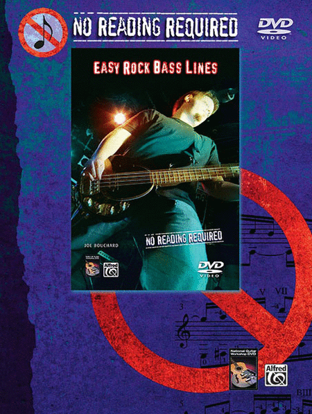 No Reading Required - Easy Rock Bass Lines (DVD)