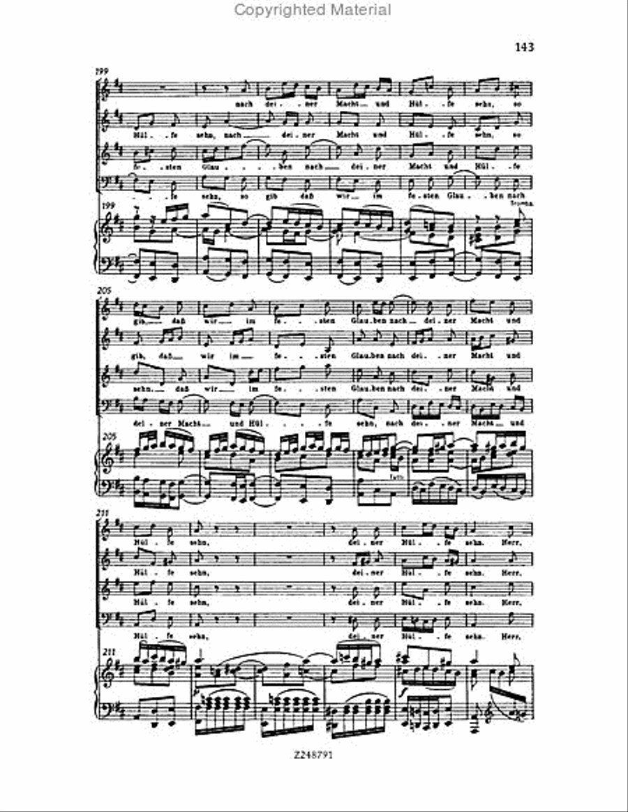Christmas Oratorio, BWV 248 Choir scores gallery preview page 142