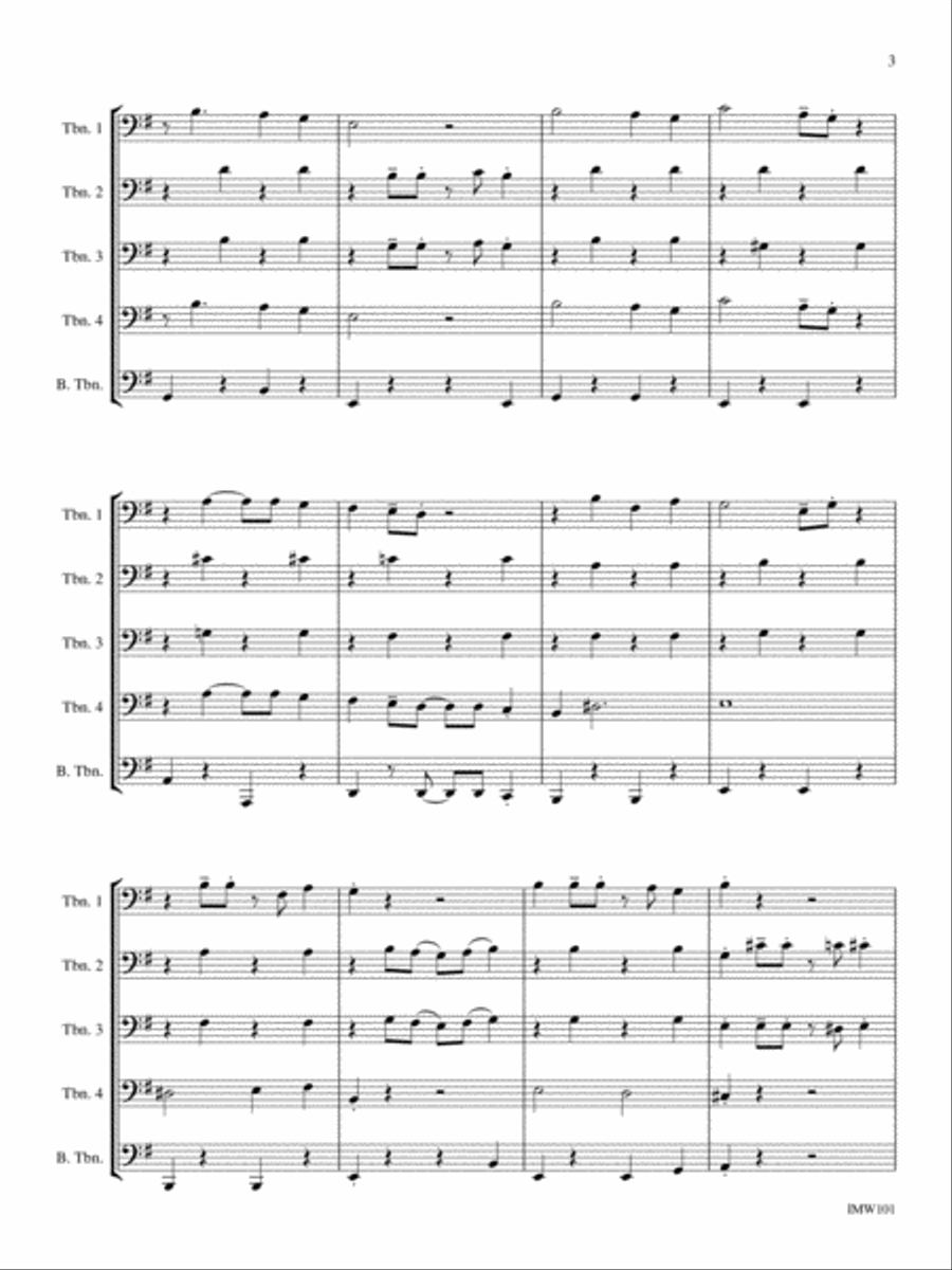 Snow Miser Trombone scores gallery preview page 4