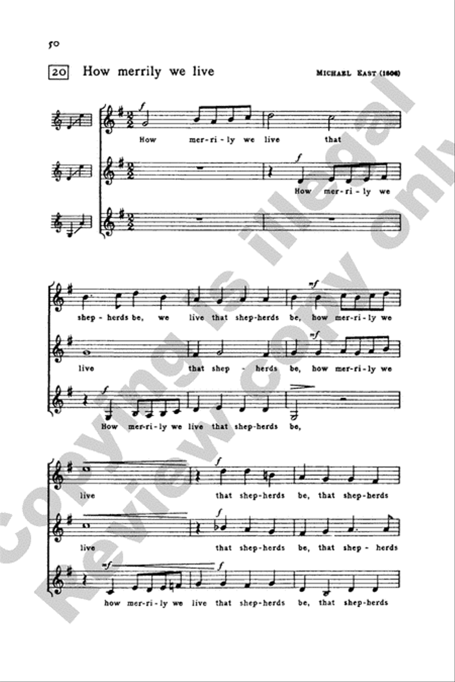 Invitation to Madrigals, Book 3 SSA scores gallery preview page 45