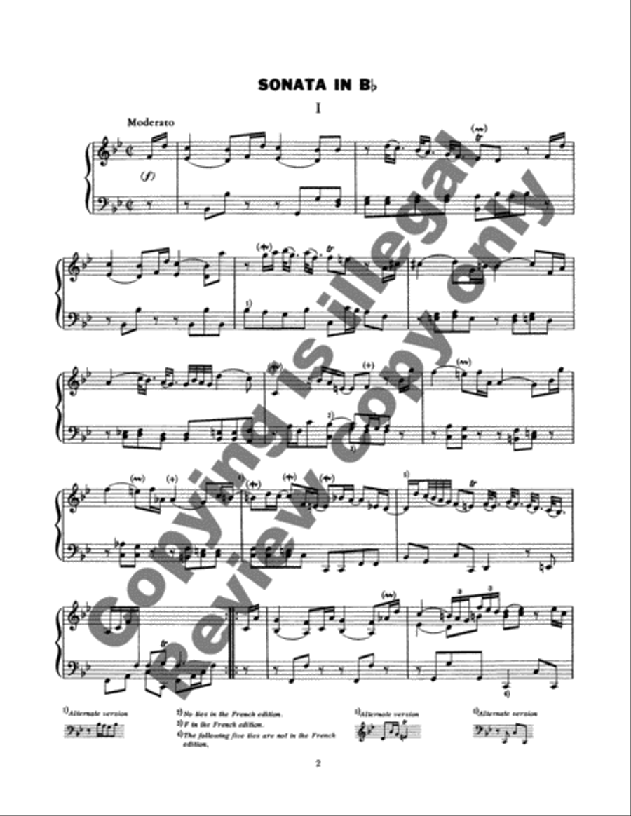 Six Sonatas for Keyboard Piano scores gallery preview page 9
