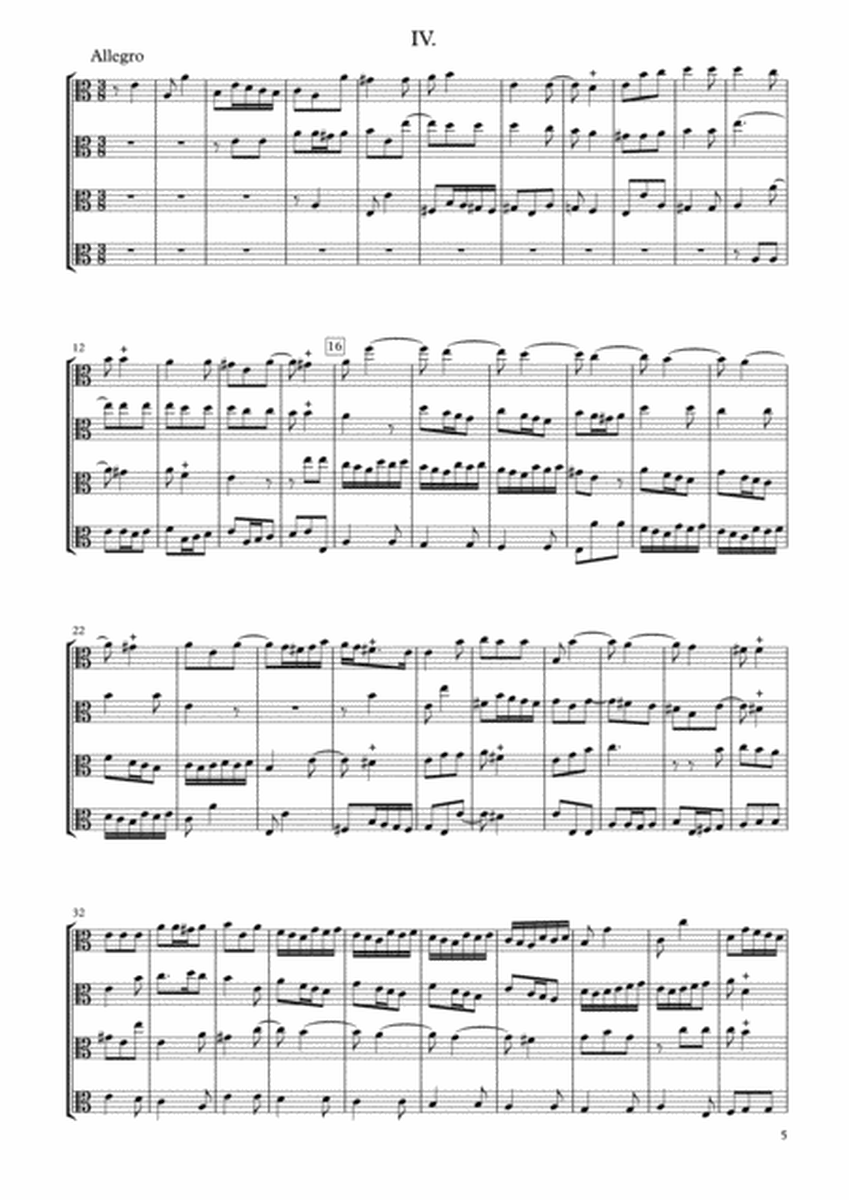 Sonata Op.34-6 for Four Violas image number null