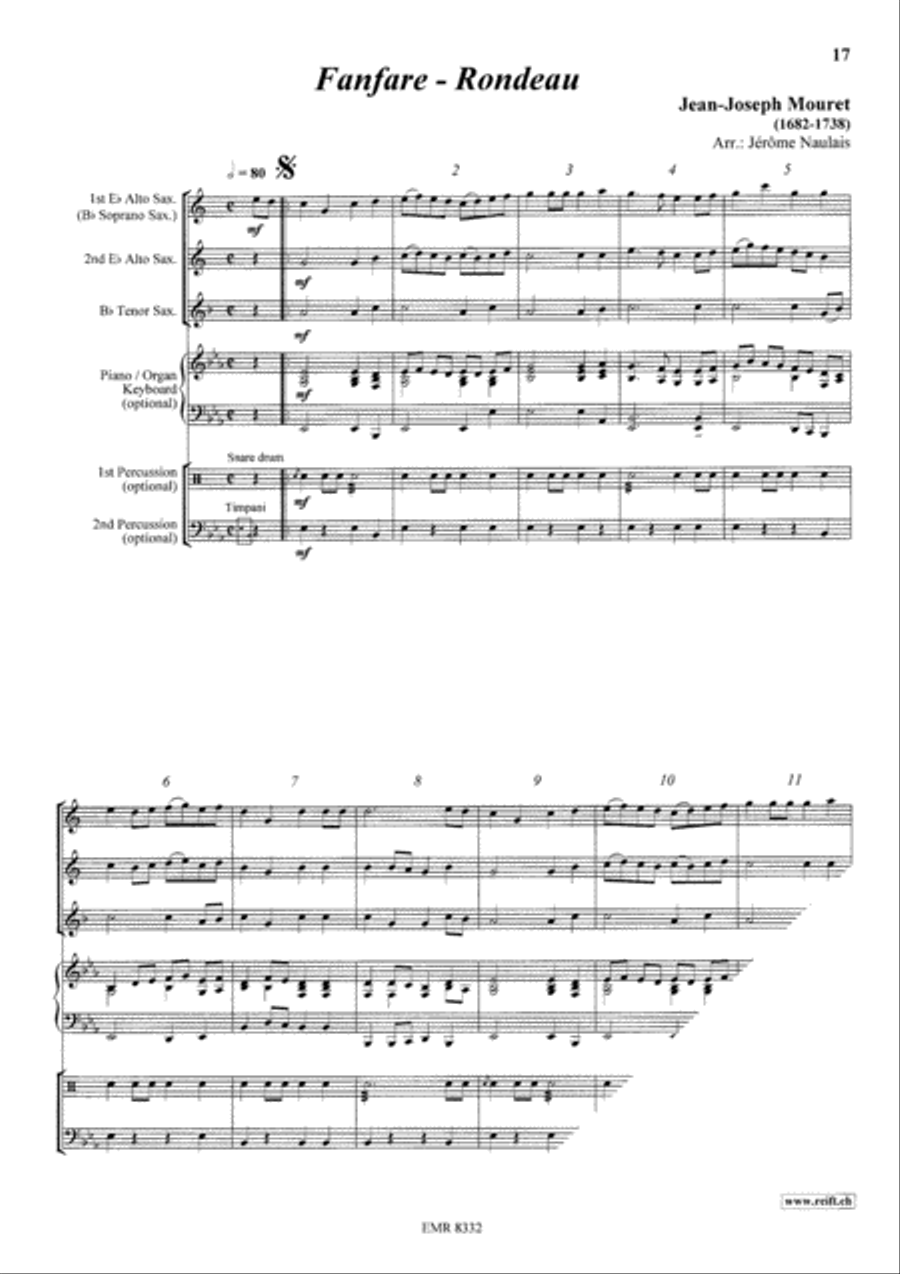 Album Volume 2 Saxophone Ensemble scores gallery preview page 7