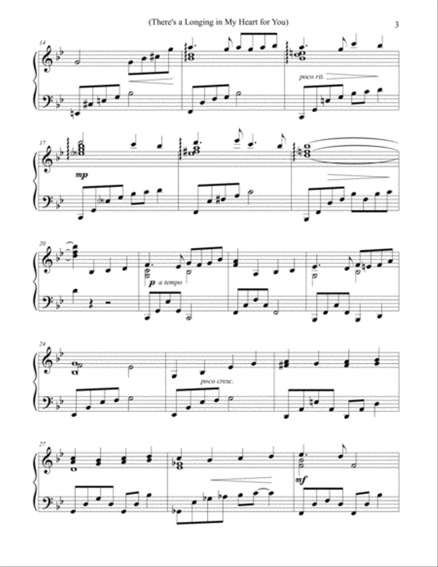 Relaxing & Romantic Piano, VOL. II Piano Solo scores gallery preview page 3