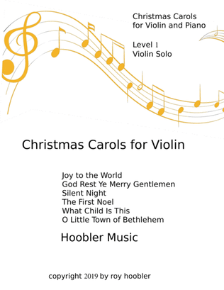 Violin Christmas Carols with Piano