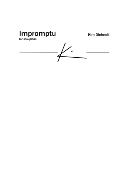 Diehnelt: Impromptu for solo piano image number null