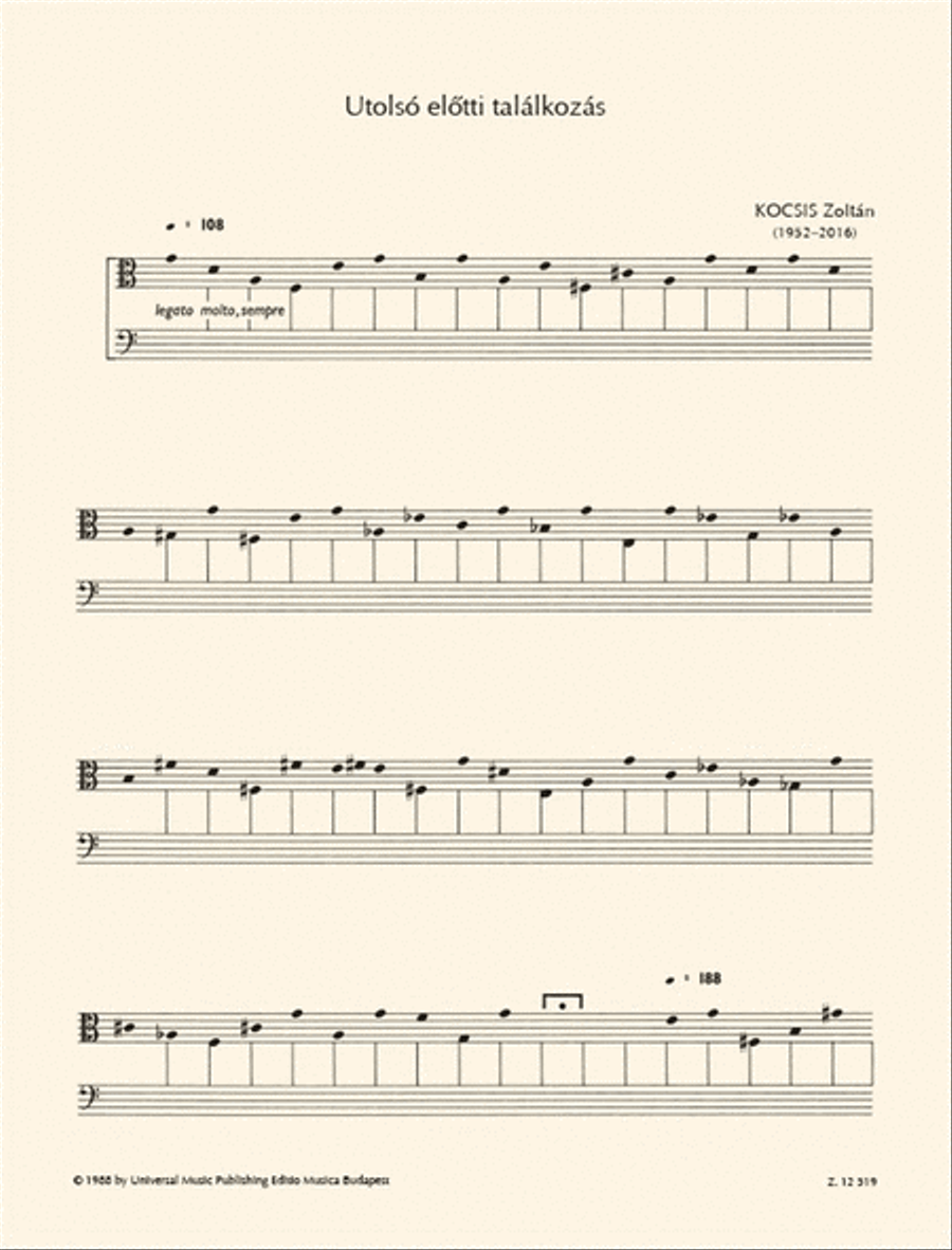 Die vorletzte Begegnung Piano Solo scores gallery preview page 3