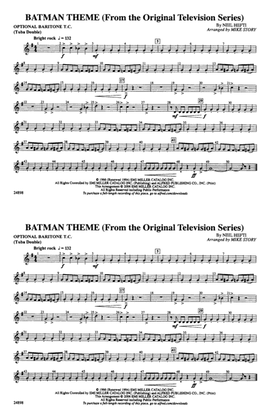 Batman Theme (from the TV Series): Optional Baritone T.C. (Tuba Double)