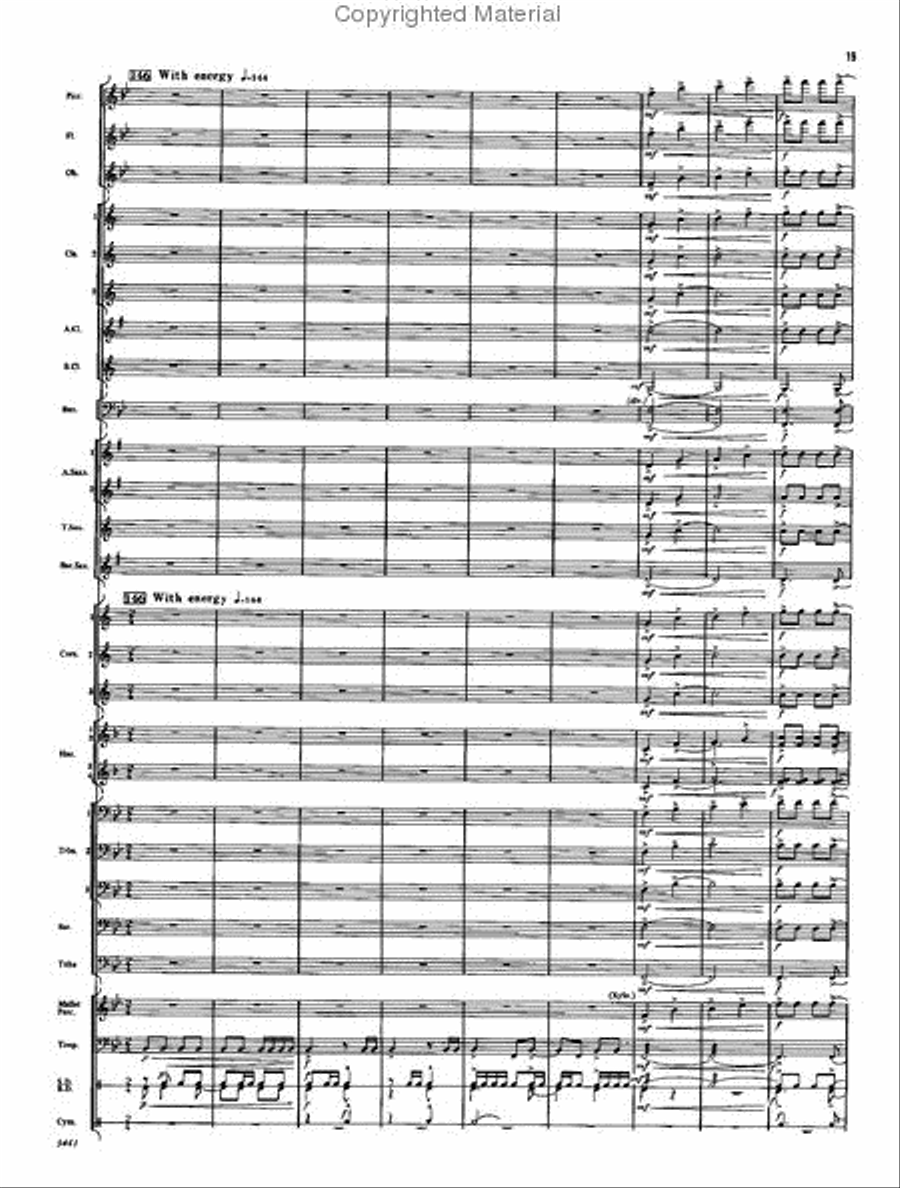 Centuria Concert Band scores gallery preview page 18