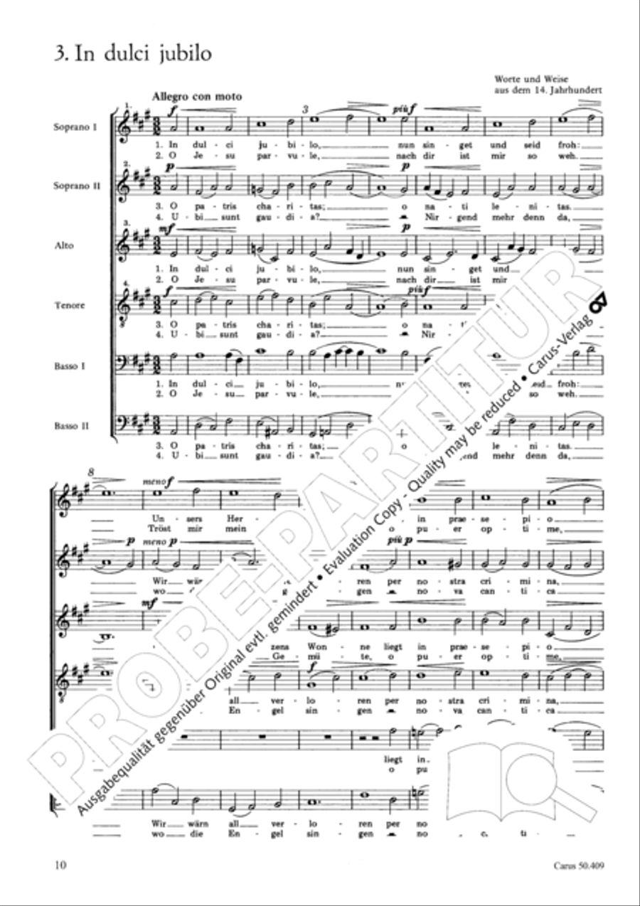 Zwolf deutsche geistliche Gesange Score scores gallery preview page 11