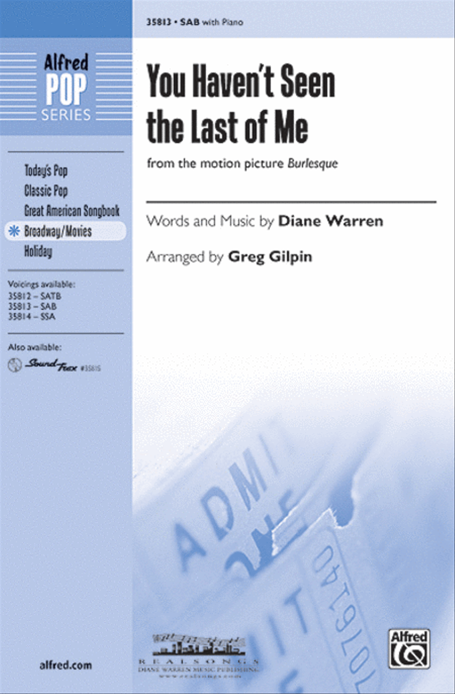 You Haven't Seen the Last of Me 3-Part scores gallery preview page 1