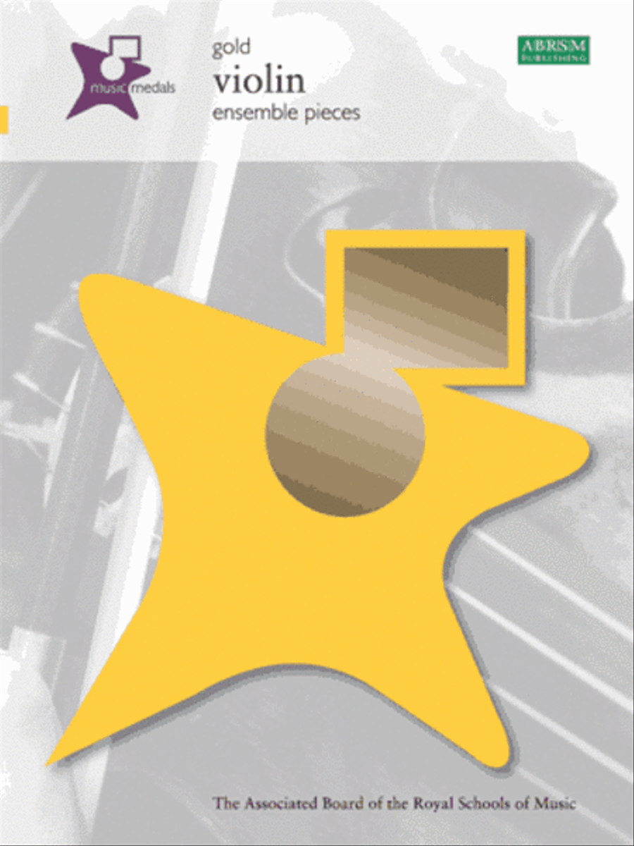 Music Medals Gold Violin Ensemble Pieces Violin scores gallery preview page 1