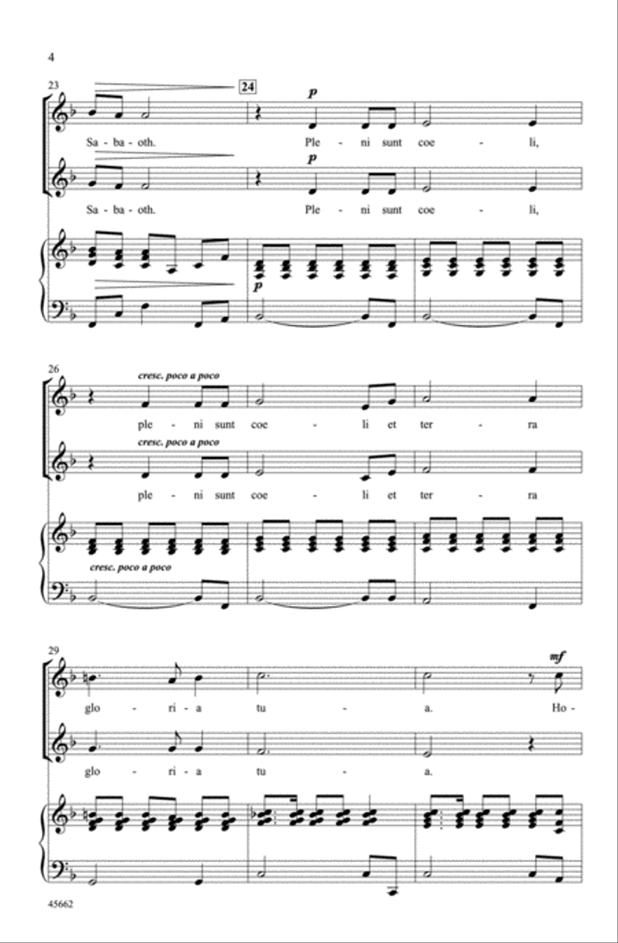 Sanctus Sanctus Choir scores gallery preview page 3