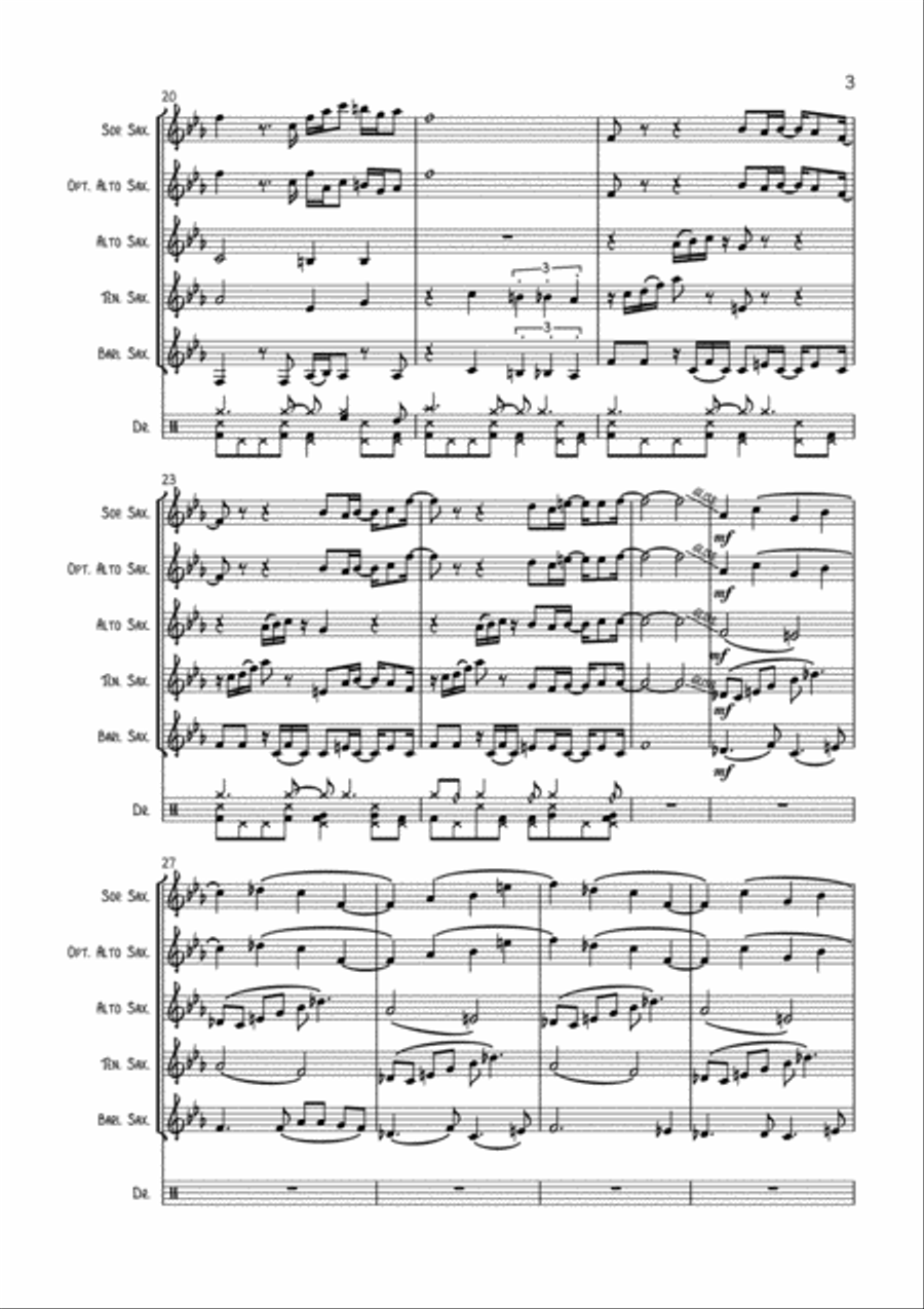 A Fouic Sans Fouic Woodwind Quartet scores gallery preview page 4