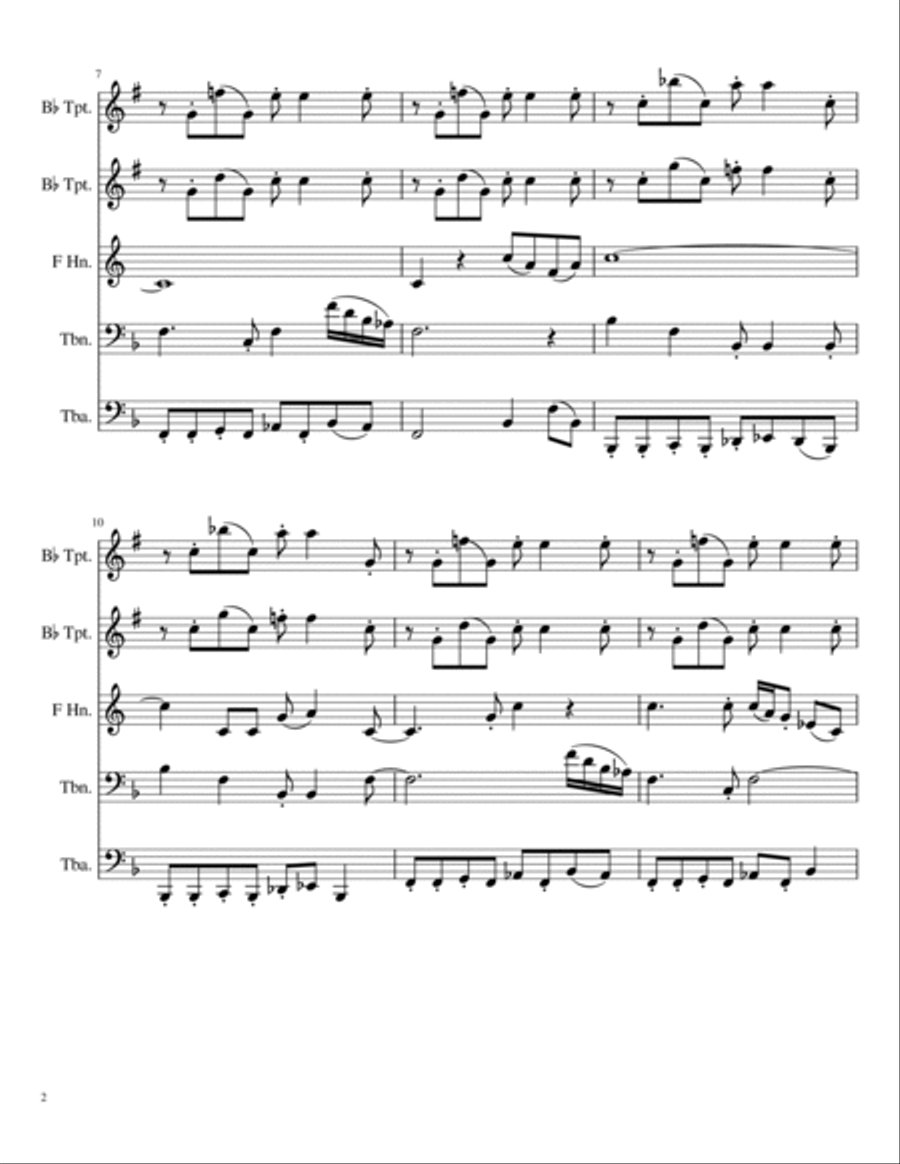 Watermelon Man Horn scores gallery preview page 2