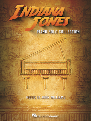Book cover for Indiana Jones Piano Solo Collection